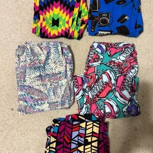 LuLaRoe Multicolor Patterned Leggings